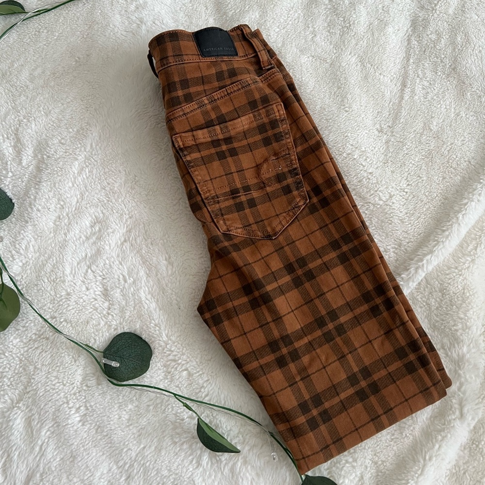 Calvin Klein Plaid Skinny Jean